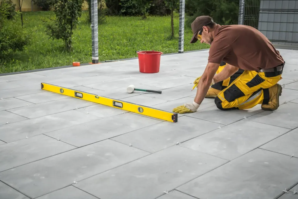 Carrelage extérieur à Caen